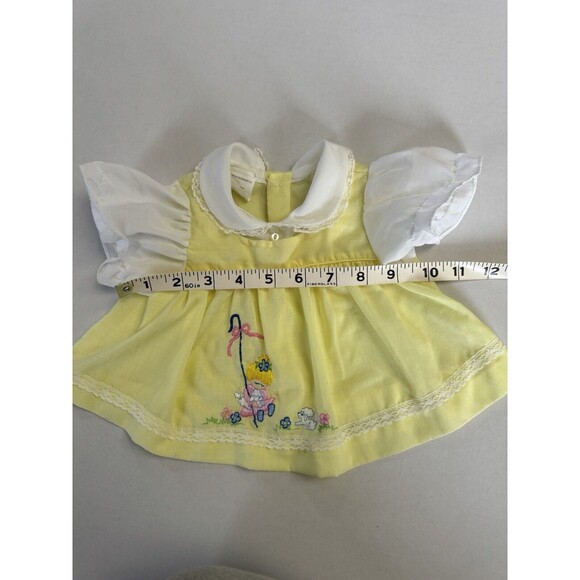Vintage Embroidered Baby Dress Size Birth To 3 Months - Picture 9 of 9